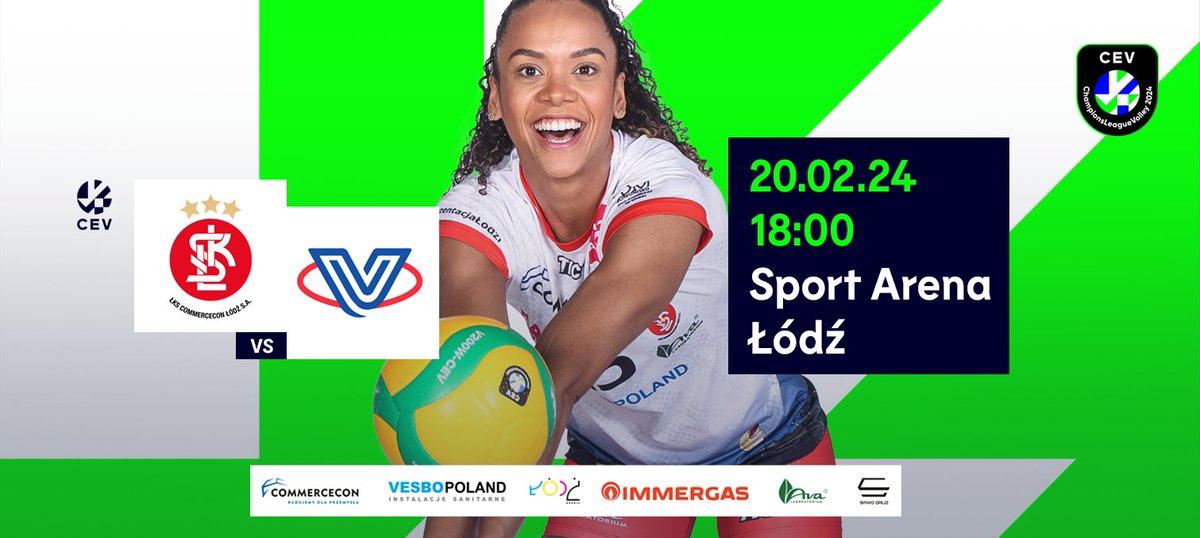 LKS_Commercecon's tweet image. Gotowi na emocje ćwierćfinałowe CEV Ligi Mistrzyń?🤩

Pokażmy rywalowi z Włoch, gdzie są najlepsi kibice w Europie! We wtorek - 20.02 - o 18:00 nie może Was zabraknąć w Sport Arenie. Ruszyła internetowa sprzedaż biletów na spotkanie z Vero Volley Milano👇

kupbilet.pl/sport/siatkowk…