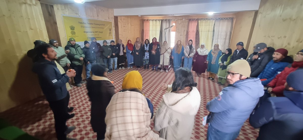 DietKargil's tweet photo. As part of #CPD of teachers 2-day training program, zone wise, in #Fondationallearning commenced @DietKargil in collaboration with @17000ft. 40 teachers of #kargilZone regestred for 1st 2 days session. @DIPR_Kargil @DIPR_Leh @dse_ladakh @LAHDC_Kgl @prasarbharti https://t.co/l4gEJCAEwY
