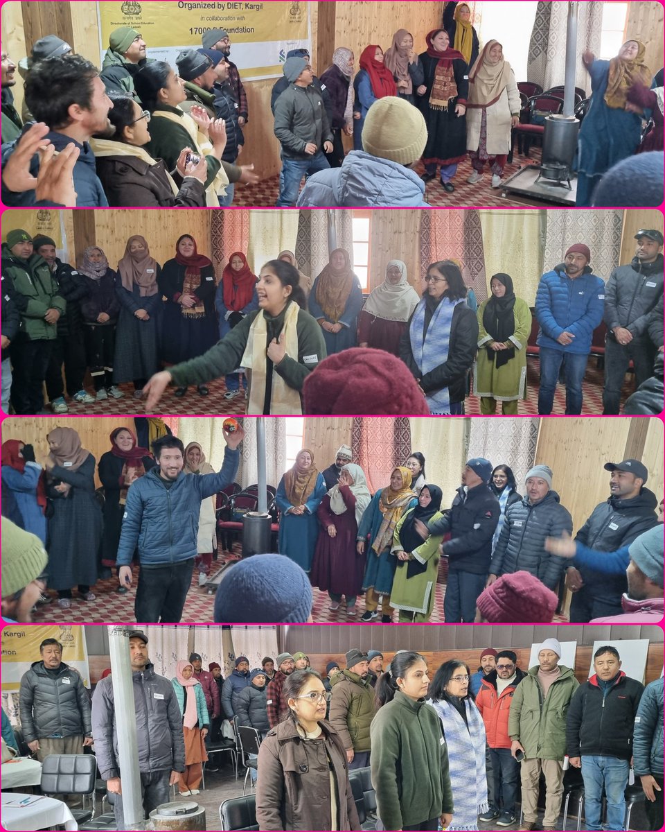 DietKargil's tweet photo. As part of #CPD of teachers 2-day training program, zone wise, in #Fondationallearning commenced @DietKargil in collaboration with @17000ft. 40 teachers of #kargilZone regestred for 1st 2 days session. @DIPR_Kargil @DIPR_Leh @dse_ladakh @LAHDC_Kgl @prasarbharti https://t.co/l4gEJCAEwY