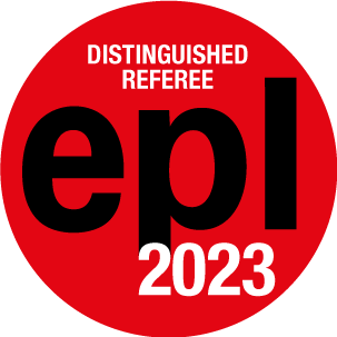 The 2023 list of EPL Distinguished Referees is now available! Congratulations to the winners and thank you to all EPL referees! All those selected are offered a certificate of merit and a 3-year free ordinary membership of the EPS. epletters.net/distinguished-…