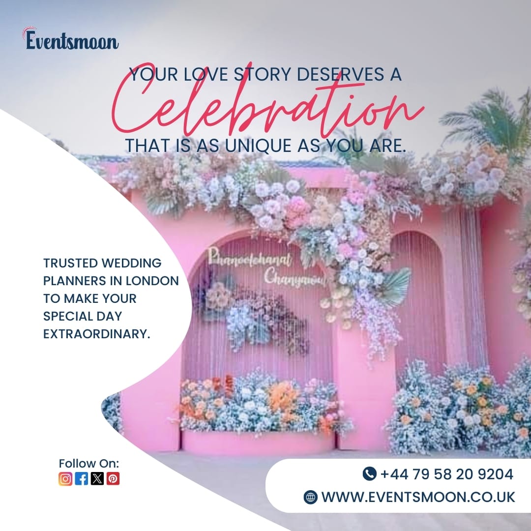 Trusted Wedding Planners in London to make your special day extraordinary. Your love story deserves a celebration that is as unique as you are.

#eventsmoonuk #weddingplannersinlondon #eventplannersinlondon #weddingplanneruk