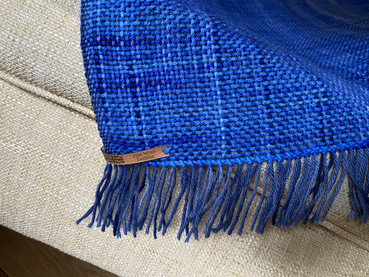 Two blues in travel size, make this throw comfortable, smart and useful too.

Handwoven in a range of pure fibres that won’t irritate the skin. 

The choice of colours & design is yours to choose, for no extra.

#artisanmade #loungedecor #interiors #travelaccessories #britishwool