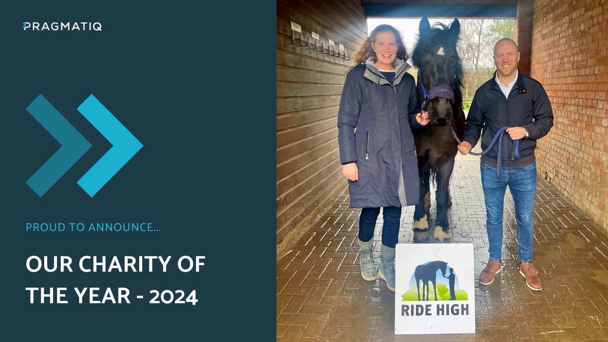 Announcing our Charity of the Year 2024…@ridehighmk!🐴

We are really excited to be supporting this brilliant local charity and will be getting involved with fundraising initiatives, employee volunteer days and raising awareness of the great work that Ride High does💙