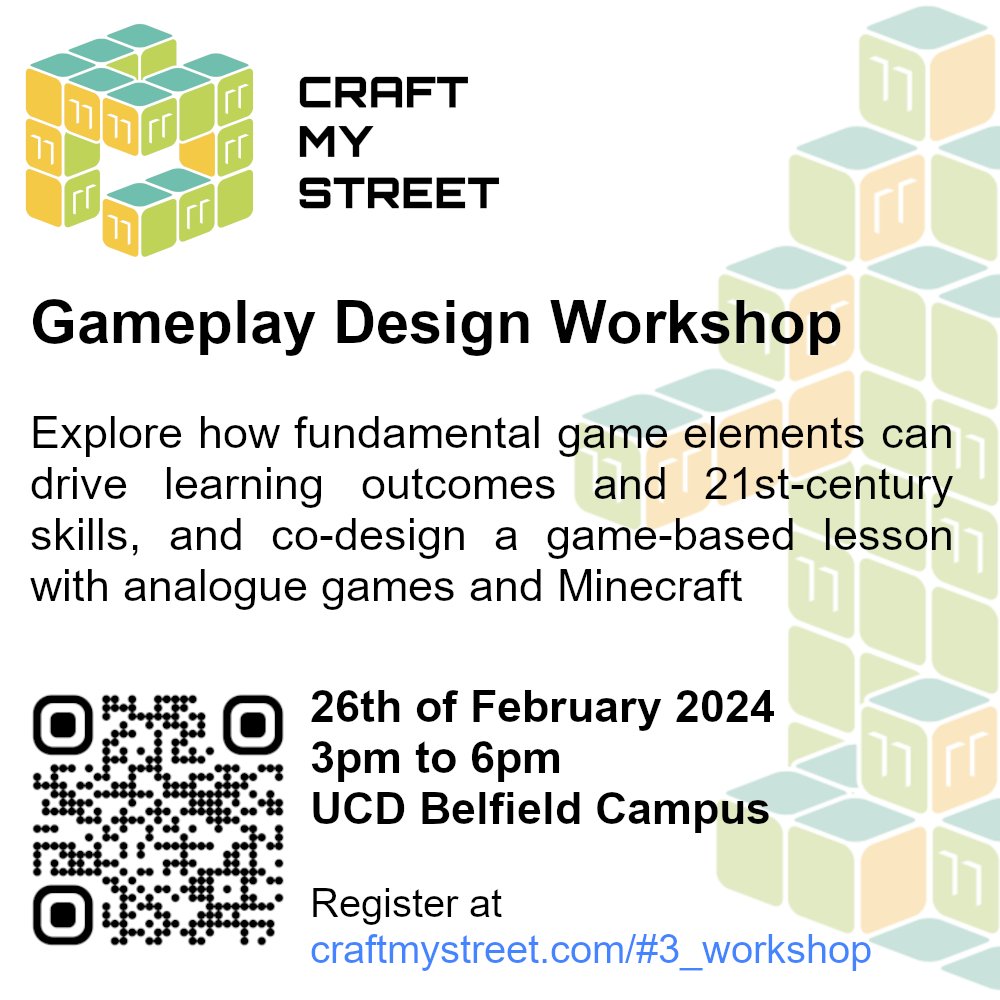 craftmystreet's tweet image. Join us for our third co-design workshop!
More info and registrations at craftmystreet.com/#3_workshop