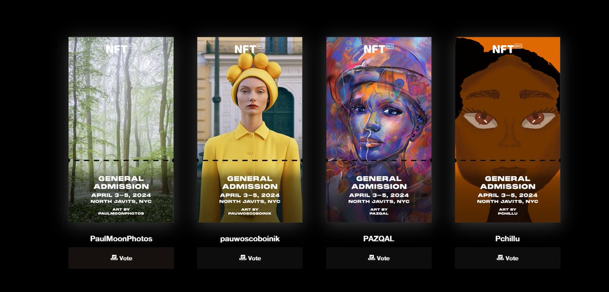 Hi everyone☺️!If you want to choose my Free Girl to be one of the tickets for the next <a href="/NFT_NYC/">NFT.NYC</a> , vote here  nftnyc.tickets/vote?tkt=19323… Thank you 😍🤩🌸🫂