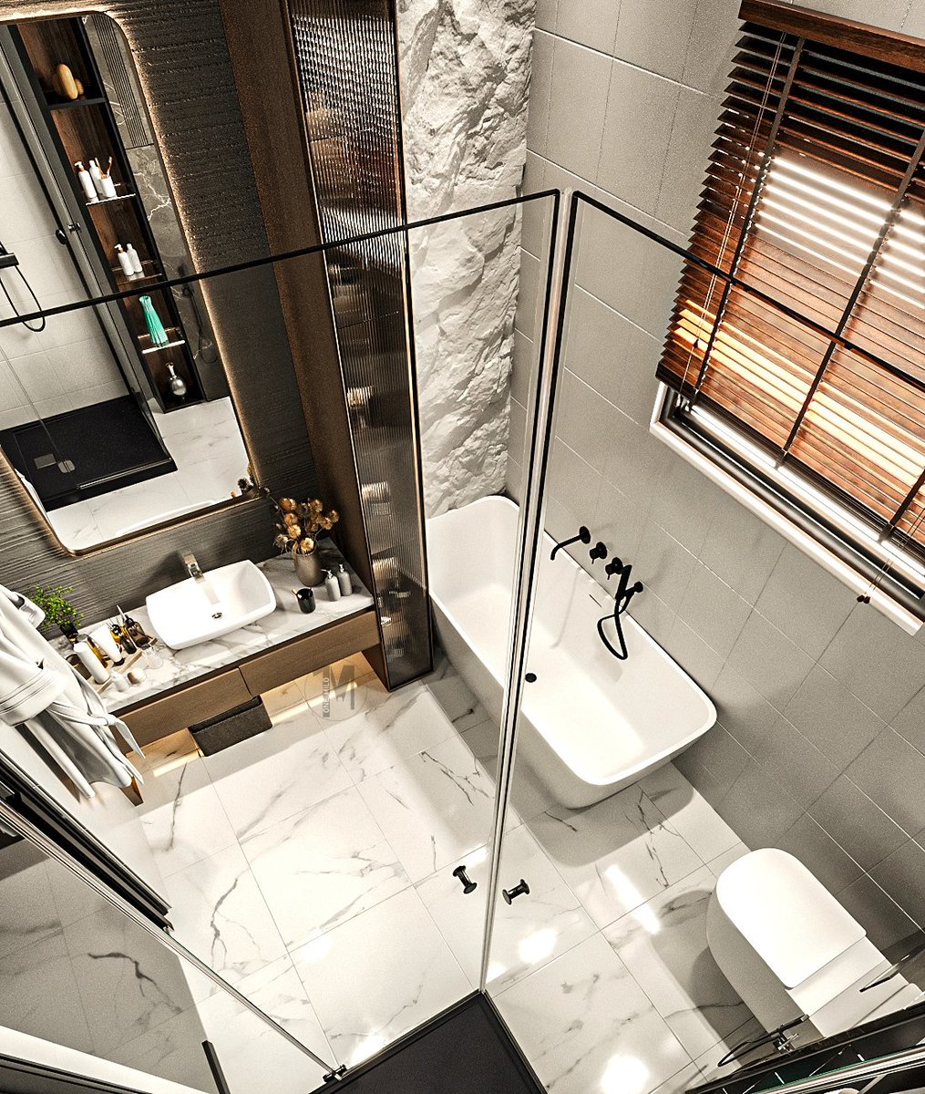 2.4 X 3.1m Bathroom #3dmax #Corona