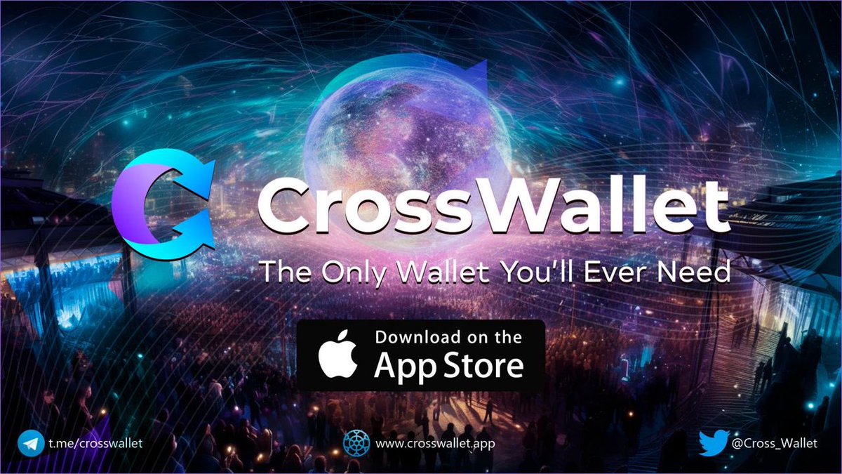 CrossWallet (@cross_wallet) on Twitter photo π We are LIVE on iOS! Get ready to experience "The Only Wallet You'll Ever Need." Manage all your #crypto networks in one place with #CrossWallet. Check it out now! π
apple.co/3SzMJyy
#Wallet #iOS π We are LIVE on iOS! Get ready to experience "The Only Wallet You'll Ever Need." Manage all your #crypto networks in one place with #CrossWallet. Check it out now! π
apple.co/3SzMJyy
#Wallet #iOS