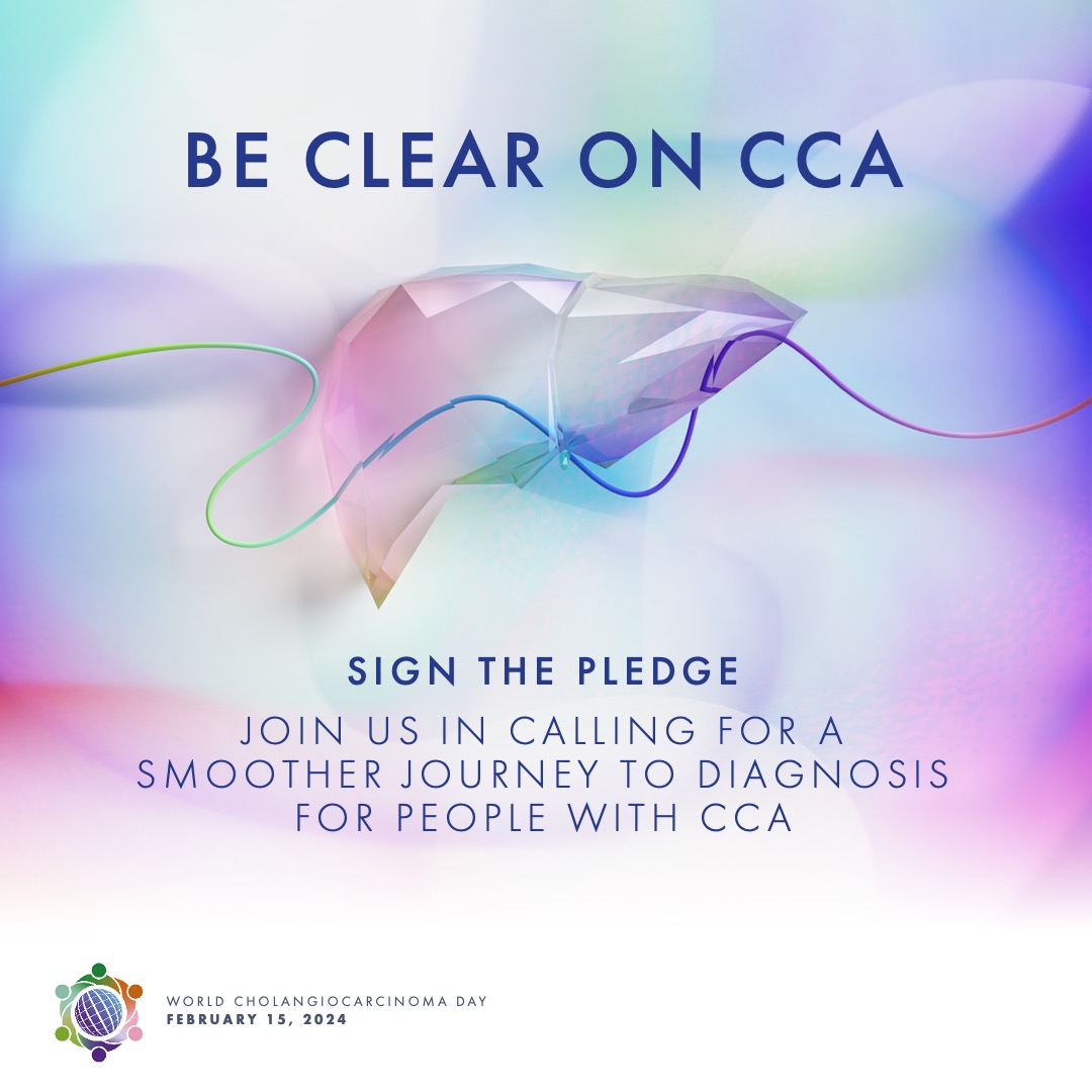 CharityAMMF's tweet image. It’s World CCA Day on Thursday 15th February! Find out how you can play your part this week by visiting  the World #Cholangiocarcinoma Day web pages: 

ammf.org.uk/world-cholangi…
globalccaalliance.com/world-cca-day

#WorldCCADay #BeClearOnCCA #AMMF