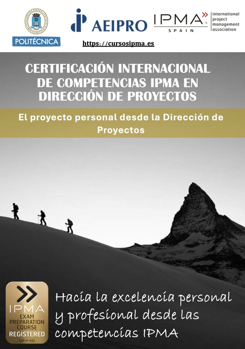 Exam Preparation Course Registered IPMA tweet media