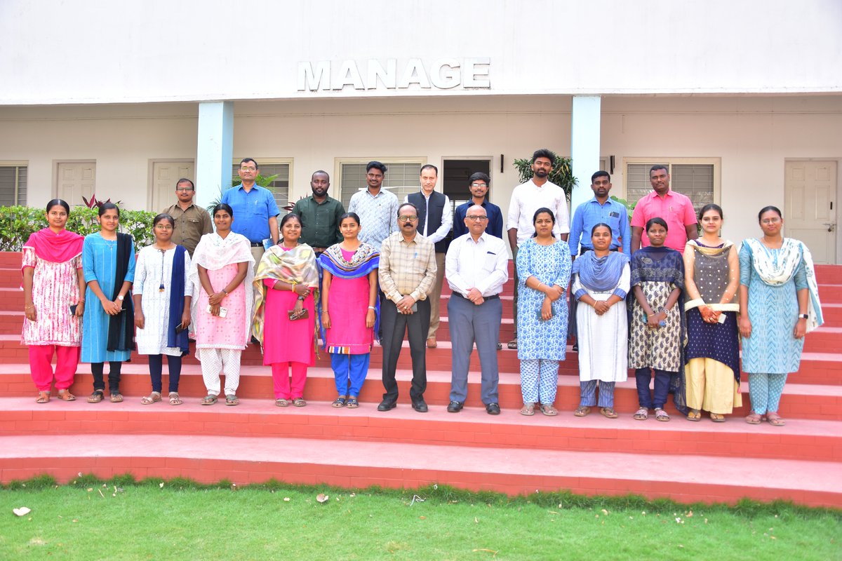 ManageHyd's tweet photo. #MANAGE started 15 day Certified #NaturalFarmingAdvisorProgram to develop #naturalfarmingAdvisors who can provide expert services to #farmers, state governments, central government or others on #naturalfarming.
#MANAGEites @AgriGoI @chandraagri @kjkrishimedia @mamtajain69 https://t.co/8NVvmtoWpZ