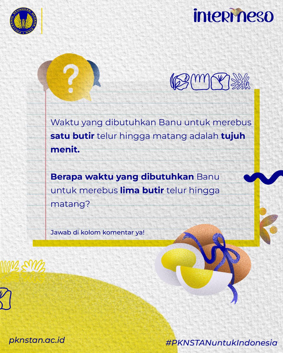 Hai, Staners! Awal pekan, biar makin semangat yuk kita main tebak-tebakan lagi! 👀 Jawab pertanyaannya di kolom komentar dan jangan lupa selipkan doa-doa manisfesting lulus SPMB 2024 yuk 🤲🏻💫 #PKNSTANuntukIndonesia