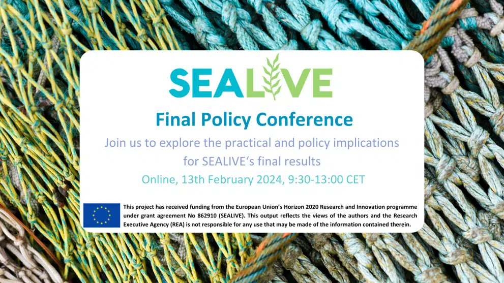EU_SEALIVE's tweet photo. The #SEALIVE Policy Conference is about to start! 🌊🧑🤝🧑🐟💡🌍
Topics include:
End-of-life issues, biodegradability testing, new standards and policy context for biobased, biodegradable and compostable plastics.
👉Join online now: https://t.co/AmSOxKGtY8 https://t.co/4QpjYrWTiU