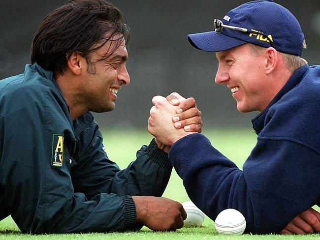 Two Legend Bowlers all time my favorite...
Shoib Akhtar & Brett Lee
Fastest bowlers of their era...
You say one line obout two Legends....
#Cricket #PakvsAus
