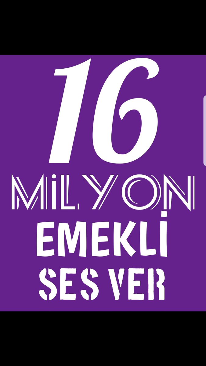 Burada mısınız sevgili Emekliler?

#16MilyonEmekliNet