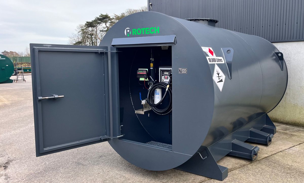 ⛽ 𝗕𝘂𝗻𝗱𝗲𝗱 𝟭𝟬,𝟬𝟬𝟬𝗟 𝗧𝗮𝗻𝗸 ⛽

10,000 litre Bunded tank fitted with Piusi BSmart delivered to a new customer in Ennis Co. Clare last week.

#piusi #hvo #bunded #bsmart