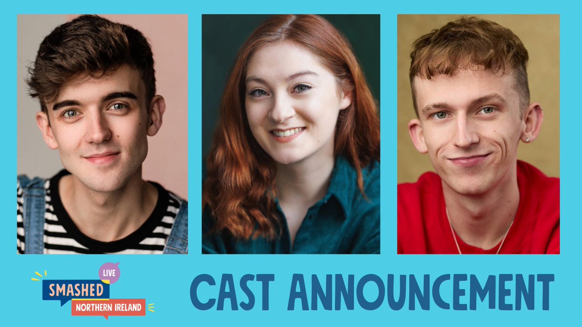 #SmashedNI is delighted to welcome JJ, Sophie and Ryan who will be touring #SmashedLive in 5 week tour, delivering our unique theatrical #alcoholeducation experience into schools across Northern Ireland. Welcome onboard!