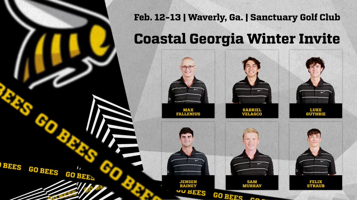 It's GAME DAY! Men's Golf competes at the Coastal Georgia Winter Invite TODAY and TOMORROW! 

#gobees #feelthesting #scadathletics #scadgolf #naiamgolf #scad