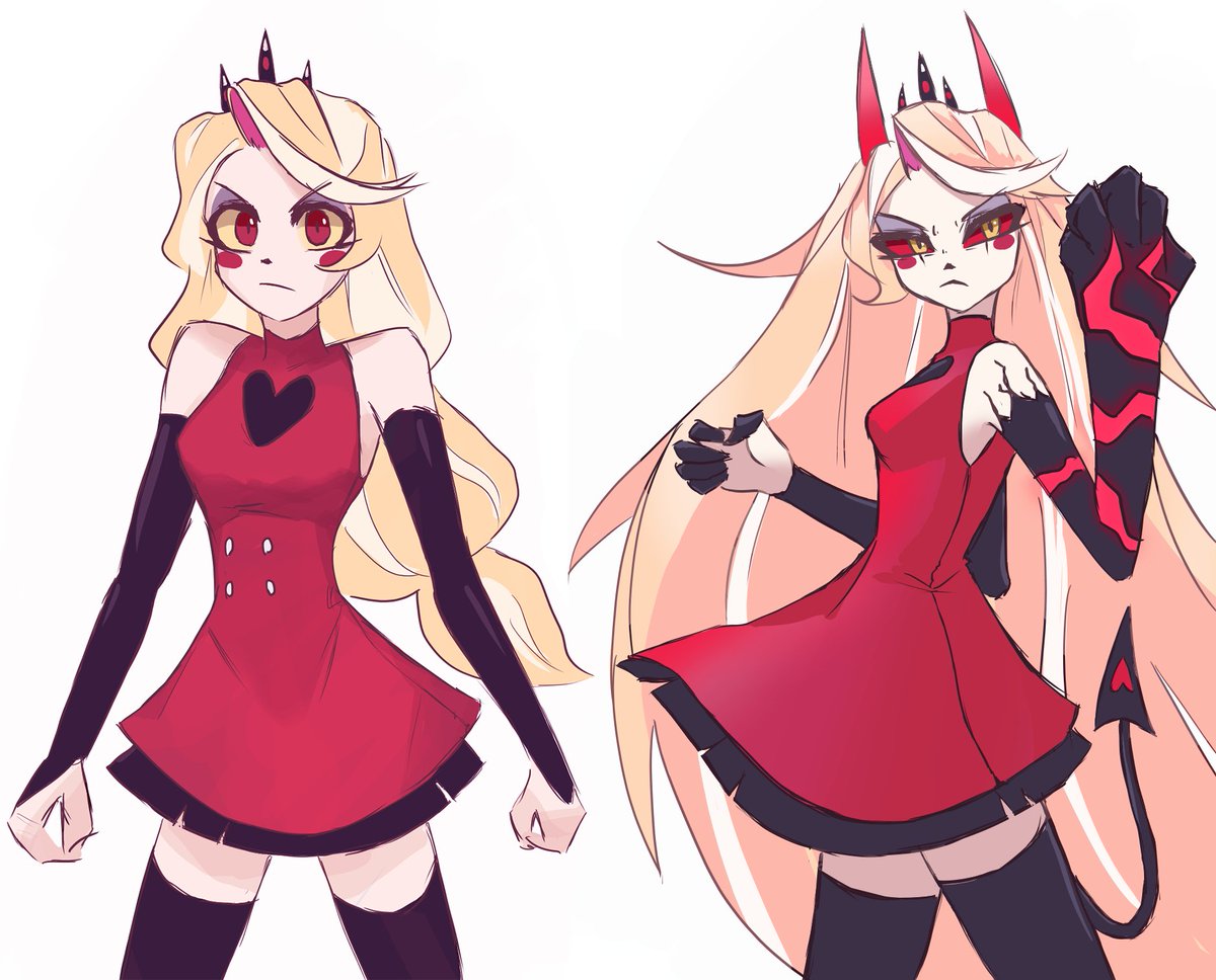 Summilly's tweet photo. Love her battle suit ���

#HazbinHotel https://t.co/AqbtiYT15T