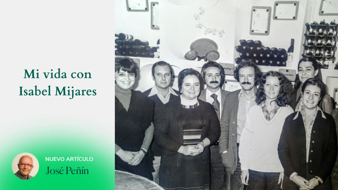 Guía Peñín (@guiapenin) on Twitter photo 'Mi vida con Isabel Mijares'. Escrito por nuestro <a href="/JosePeninS/">José Peñín</a>
👉 guiapenin.wine/magazine-blog-… 'Mi vida con Isabel Mijares'. Escrito por nuestro <a href="/JosePeninS/">José Peñín</a>
👉 guiapenin.wine/magazine-blog-…