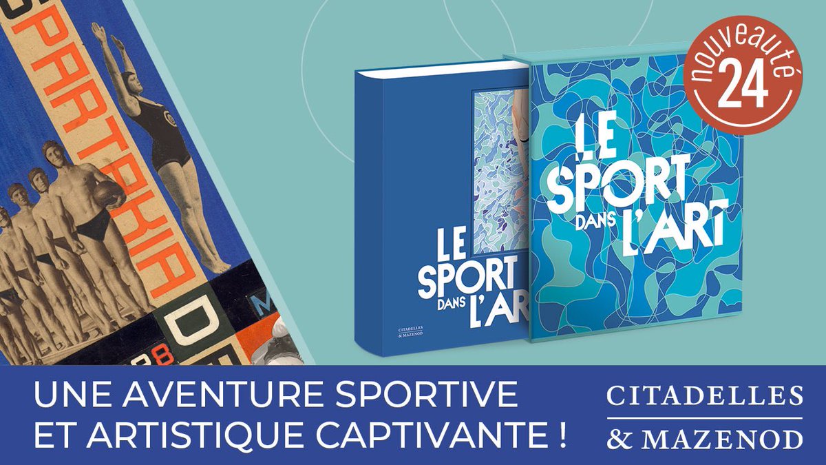 Véritable histoire culturelle de la pratique sportive, Le sport dans l'art est une somme richement illustrée qui apporte un éclairage sur plus de deux millénaires d'aventures sportives et artistiques captivantes. Dir. @Yann_Dcs & Georges Vigarello citadelles-mazenod.com/product/le-spo…