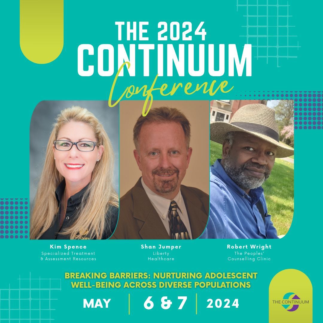 Mark your calendars for May 6 &amp; 7! 🗓️ Day 2 of the #ContinuumConference will feature an incredible lineup of speakers: Kim Spence, Shan Jumper, and Robert Wright! Get ready for insightful discussions and valuable insights. Learn more and register at: buff.ly/493L9vT