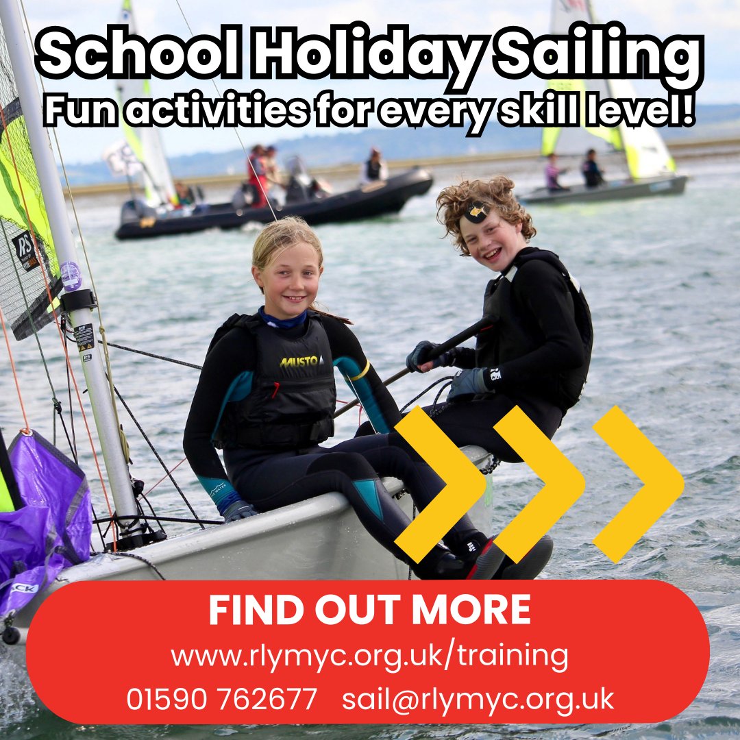 RLymYC's tweet photo. πβ΅οΈ Set sail for an unforgettable summer adventure! From beginners to seasoned sailors, there's something for everyone. Join us for adventure on the water, learning new skills, making unforgettable memories. Book now to secure your spot! #SailingAdventure #HolidayFun #RLymYC π€ https://t.co/5sfYRgrRBM