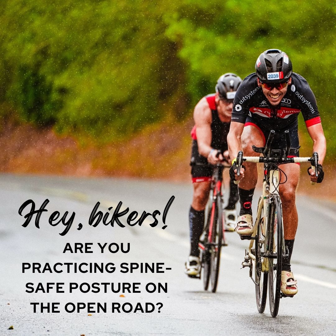 Use these tips for a safe cycling ride! #SpineSafety 🚴‍♂️

-Adjust your bike to fit your body
-Maintain a slight bend in your elbows & an upright posture
-Engage your core muscles
-Shift your weight between the handlebars & saddle
-Take breaks
-Invest in a well-cushioned seat