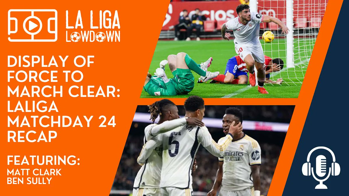 It was the perfect weekend for Real Madrid. Hear all about their thumping win over Girona and all the other games from this weekend, with @MattClark_08 & @SullyBen. 🔗 lllonline.substack.com/p/title-hopes-… #LLL 🧡🇪🇸⚽️