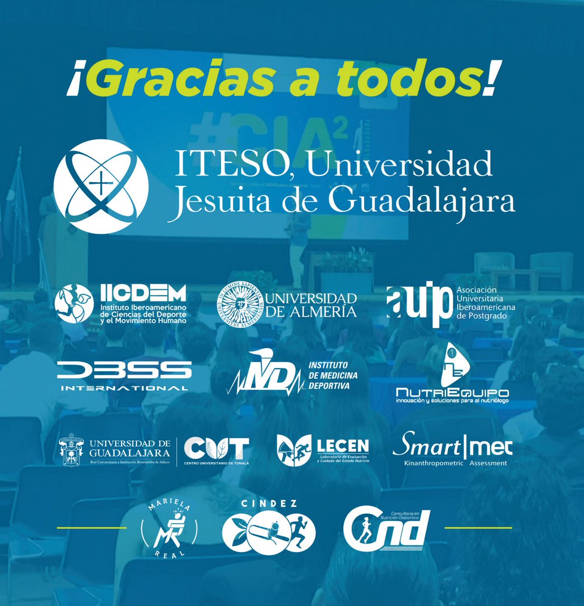 TeamDBSS's tweet photo. El evento contó con la presencia y apoyo de la División de Investigación de DBSS y una ponencia del Prof. Diego Bonilla @dabonillao

#WeAreDBSS #DBSS #Antropometria #IA #DimensionFractal #TeamDBSS #CIA2 #NutricionDeportiva #EvolucionaConCiencia #Salud #Deporte https://t.co/itKrSi3oDr
