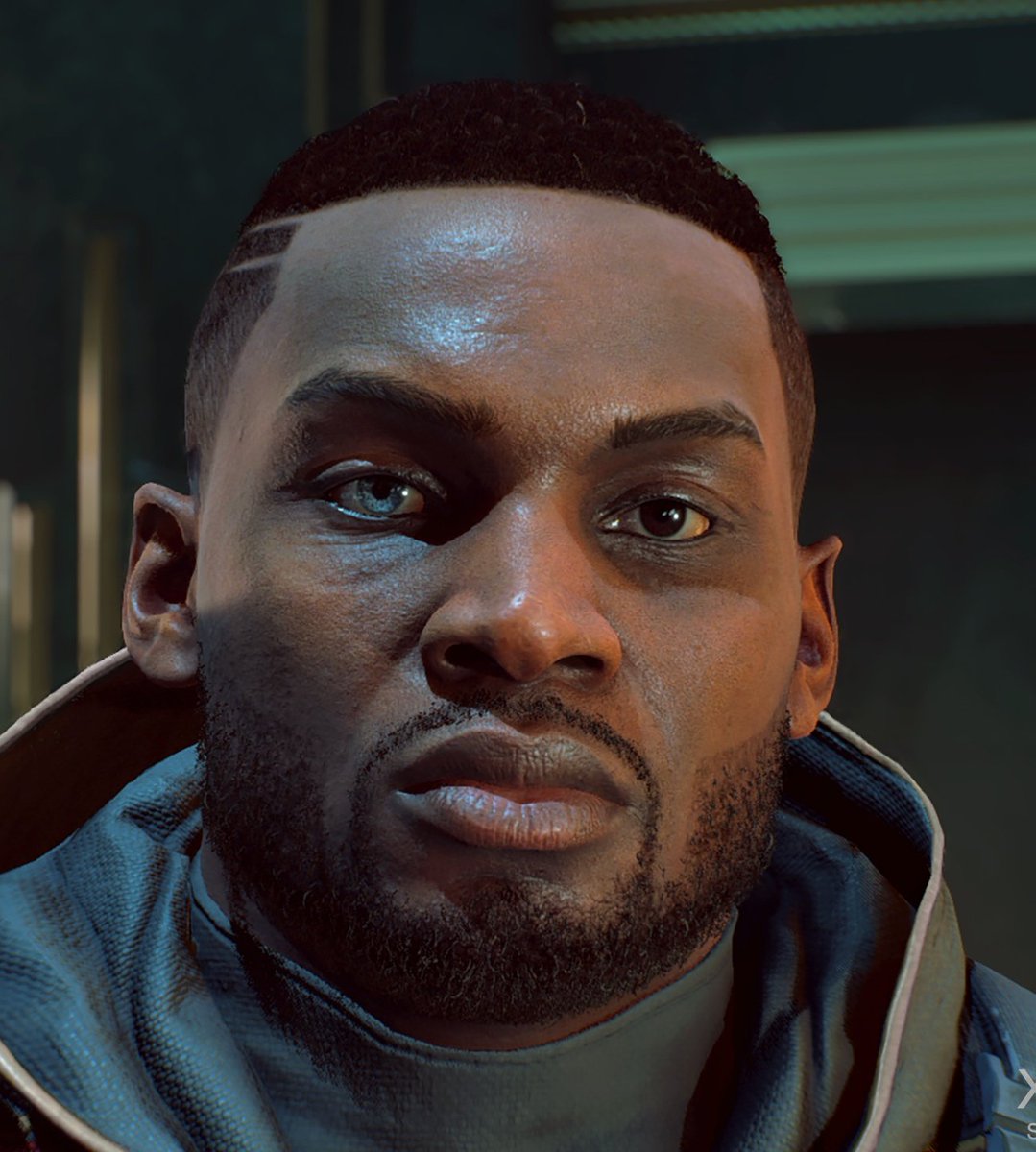 Young Actor <a href="/Sylvester_Akin/">Sylvester</a> is the face of Deadshot. We had the most difficult time choosing the model for this one. Sylvester technically was way too young for the part but I pleaded with the Art Director to choose him so I could age him up with a beard. #SuicideSquadGame