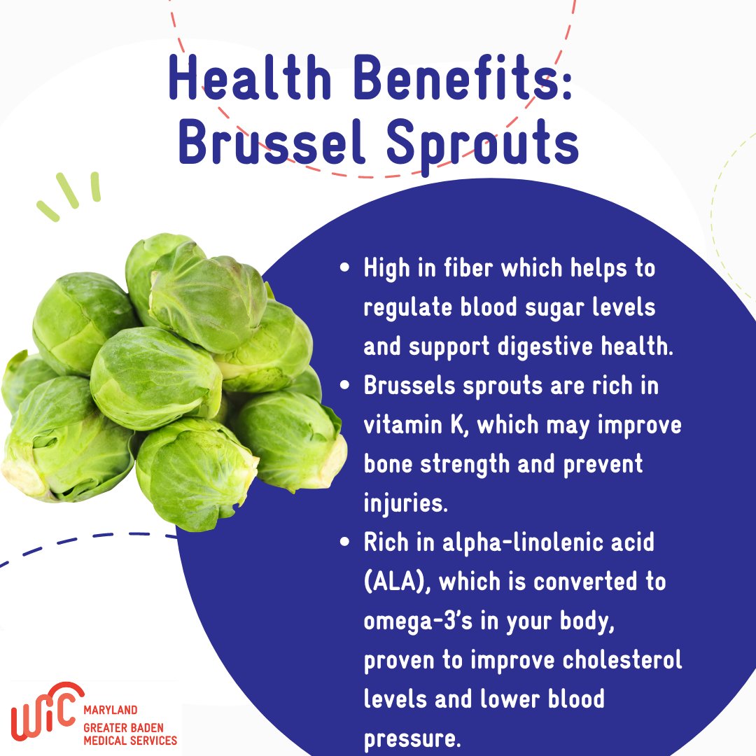 #Brusselsprouts #Fiber #Veggie #Vegetables #bloodsugar #Digestion #Guthealthy #vitamink #bonehealth #ALA #Omega3 #cholesterol #bloodpressure #nutrition #nutritioneducation #nutritiontips #healthysnacks #healthyeating #WIC