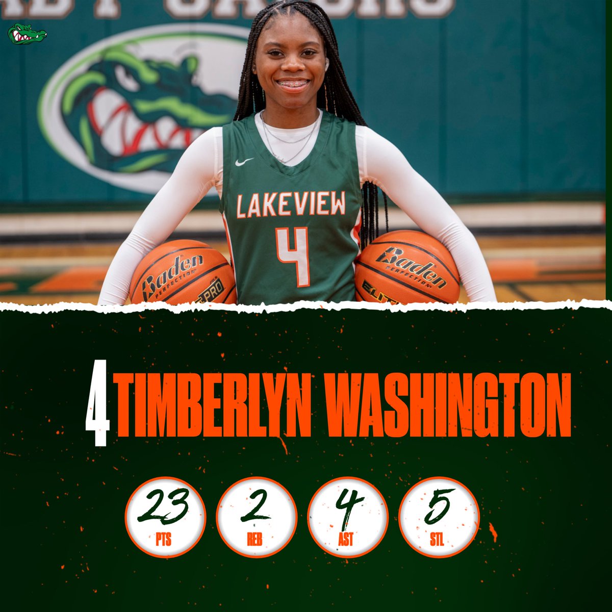 Player Spotlight from the Winnfield’s win, Timberlyn Washington 🏀🐊
#GeauxGators