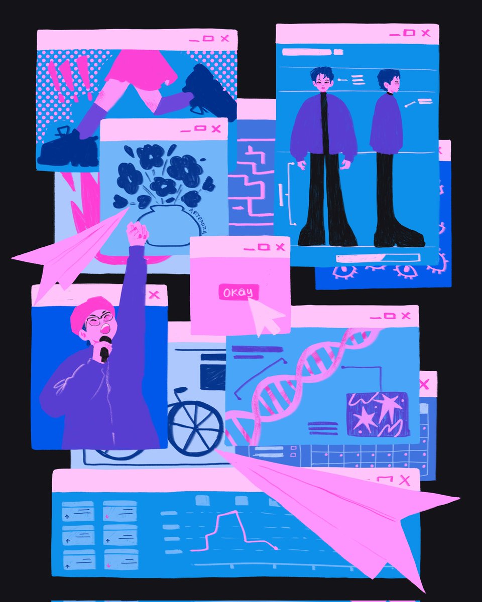 We fly all day ☆⋆｡𖦹°‧★
My piece for <a href="/bluevioletzine/">Blue & Violet: an Indigo Zine</a>