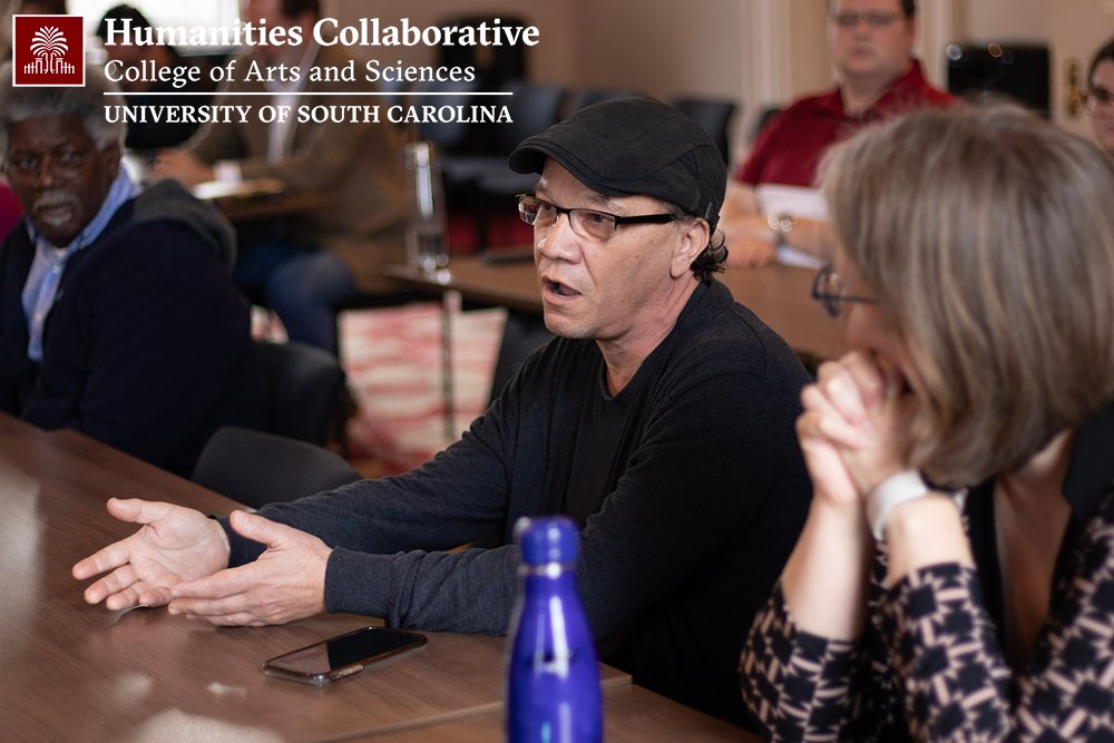 Congratulations to Gregg Hecimovich on an excellent talk about his widely-acclaimed new book, 𝘛𝘩𝘦 𝘓𝘪𝘧𝘦 𝘢𝘯𝘥 𝘛𝘪𝘮𝘦𝘴 𝘰𝘧 𝘏𝘢𝘯𝘯𝘢𝘩 𝘊𝘳𝘢𝘧𝘵𝘴. For more news and events, check out this page: sc.edu/study/colleges…