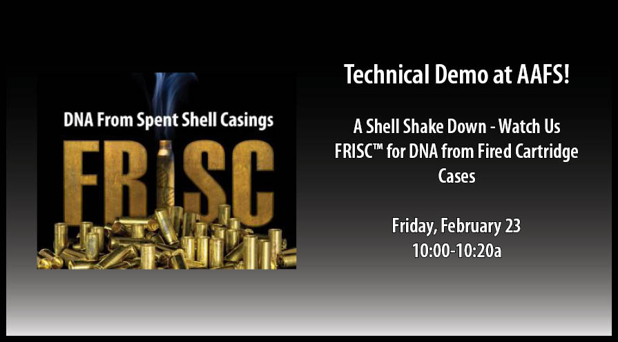Curious to see how we retrieve CODIS-elligible DNA profiles from spent shell casings? Don't miss our Technical Demo during the Exhibitor Showcase at #AAFS2024 #JusticeForAll