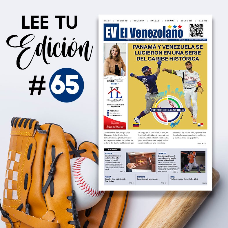 ¡En circulación! 🗞️Edición 65 El Venezolano Internacional PANAMA Y VENEZUELA SE LUCIERON EN UN SERIE DEL CARIBE HISTÓRICA 📷goo.su/CfVKk