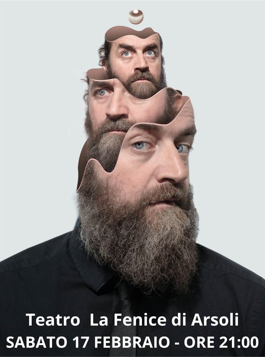 Al  Teatro La Fenice <a href="/DiArsoli/">Teatro di Arsoli</a> sabato17 h 21 il nuovo spettacolo di Claudio Morici <a href="/visitvaldaniene/">Visit Val d'Aniene</a> <a href="/anienenet/">aniene.net</a> <a href="/visit_lazio/">Visit Lazio</a> <a href="/repetto_repetto/">Maurizio Repetto</a>