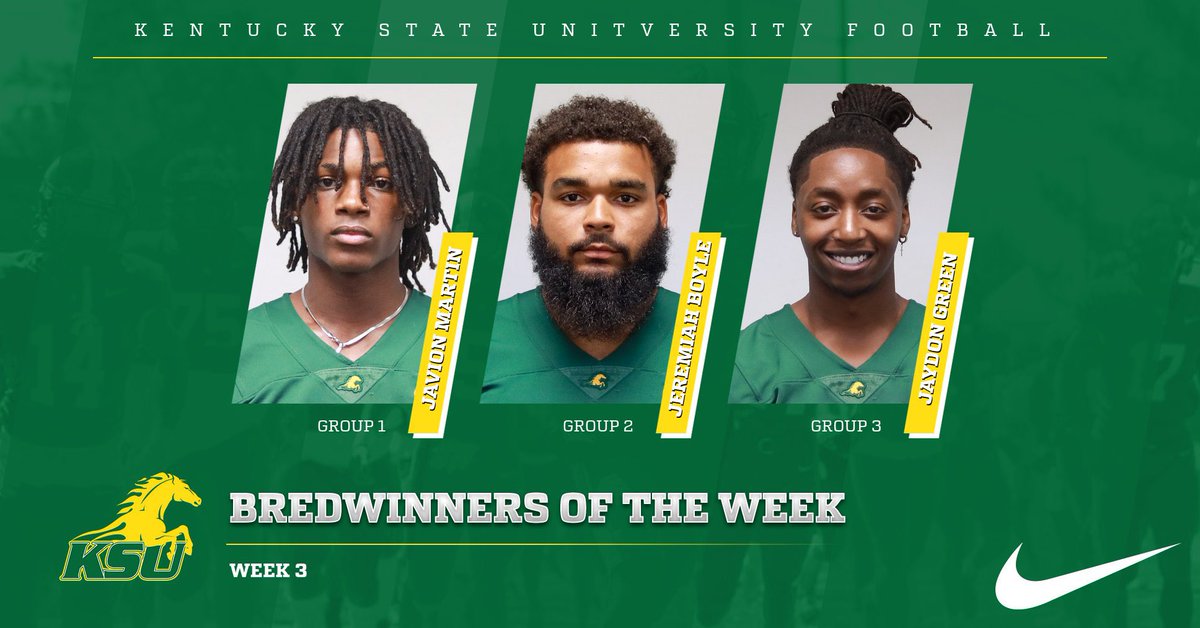 Shout out to our Week 3 BredWinners of the week! #BredDifferent #CloseTheGAP