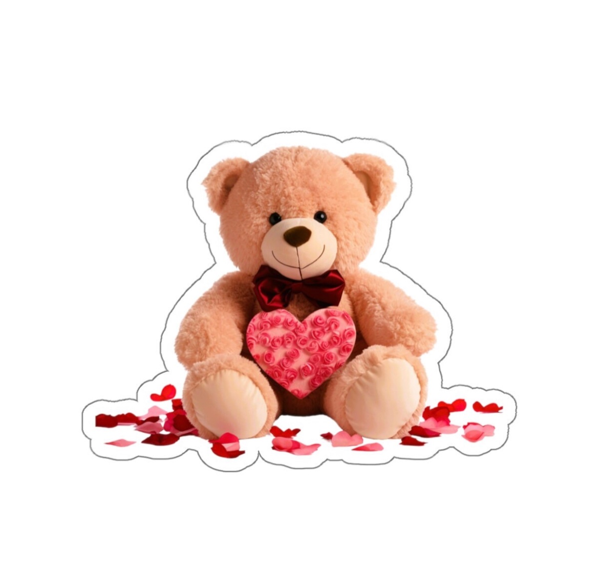 Beary in love: Teddy, treats, and roses make the perfect trio! msetcreations.etsy.com/listing/163683…