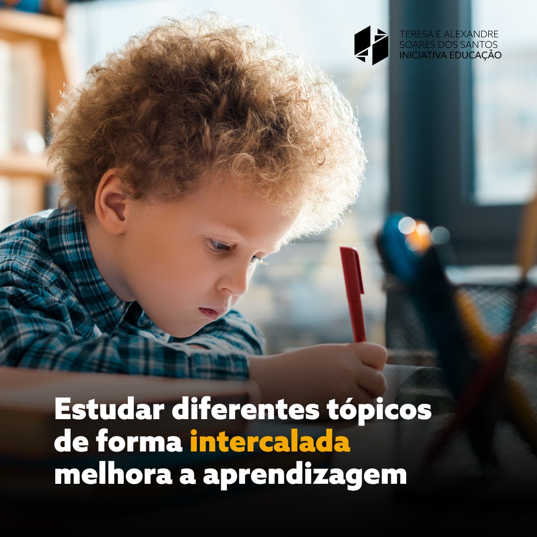 Iniciativa_Educ's tweet image. Apresentar aos alunos diferentes tipos de problemas intercalados, em vez de os agrupar por tópico, aumenta a #memória e a capacidade de #resolver problemas. Um estudo da Universidade da Califórnia explica estes resultados em contexto de sala de aula: rb.gy/awu9ht