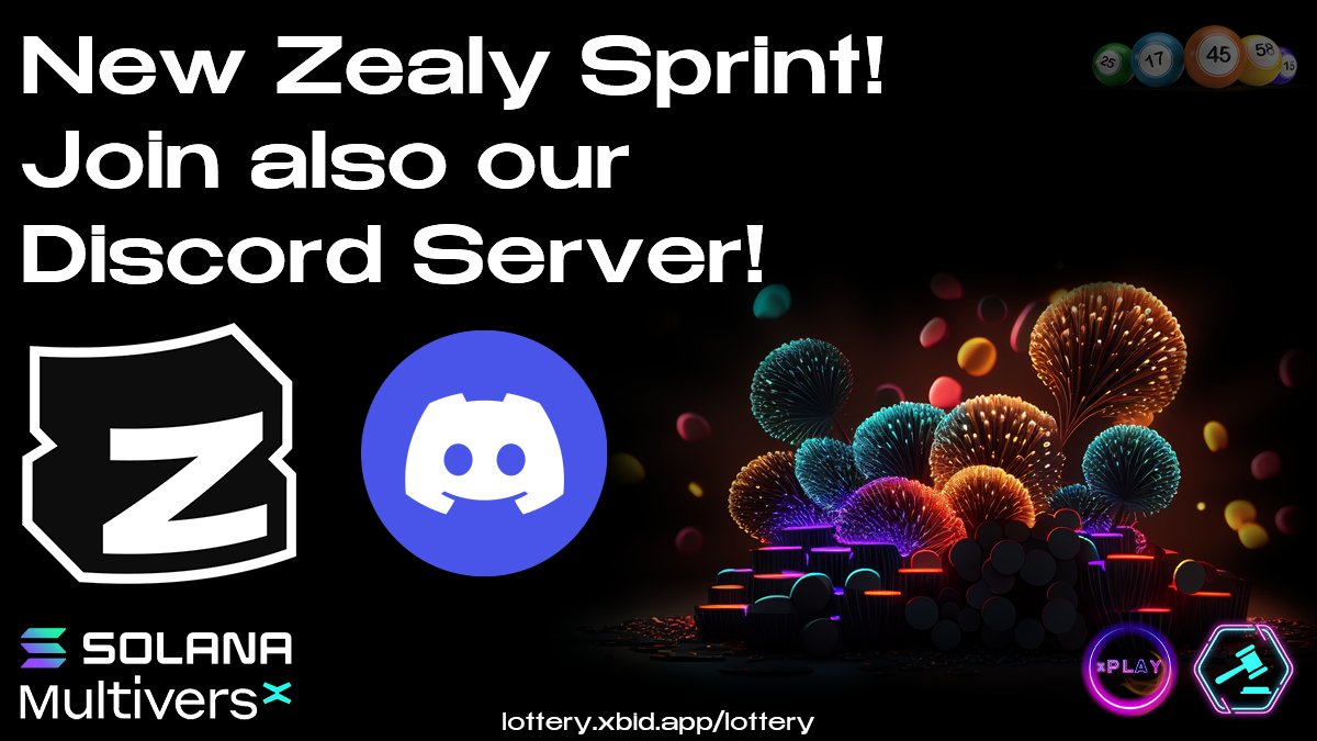 Join our Discord!

You asked for it! Now it's live! Join our Discord Server now and take part in the amazing Zealy Quest in partnership with <a href="/XLauncher_/">XLauncher</a>  

zealy.io/cw/xlh/leaderb…

discord.gg/PeNhUzeXa5

<a href="/PulsarTransfer/">PulsarTransferBot</a> send 300000 MEX to 300 reactions
#MultiversX #Solana #XBID