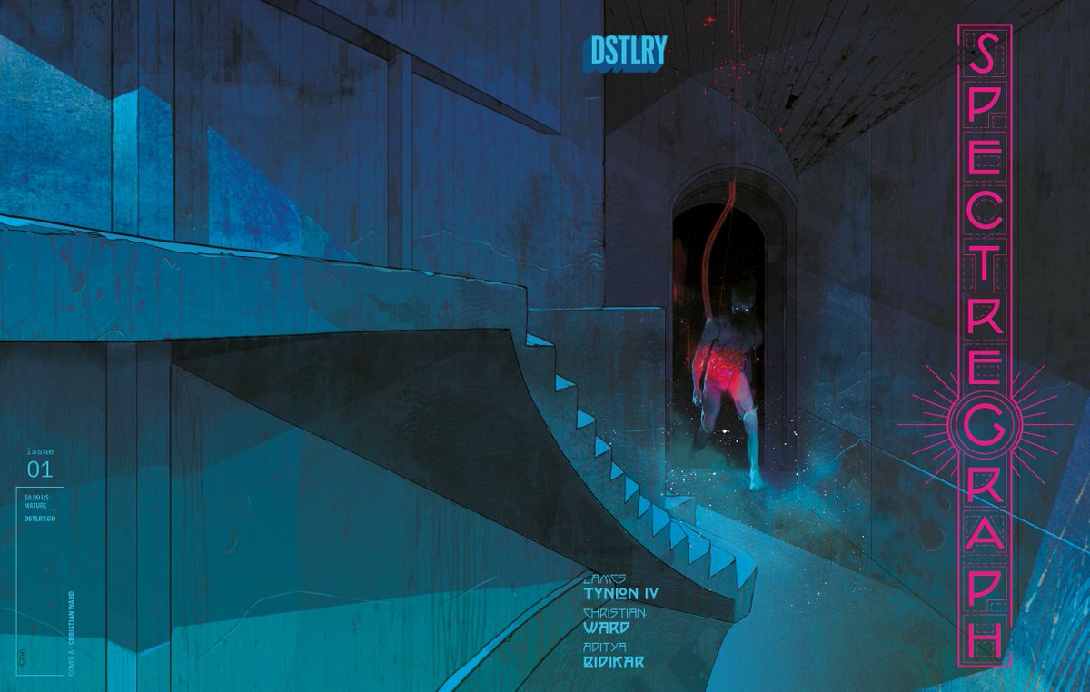 DSTLRY_Media's tweet photo. The mansion in #SPECTREGRAPH by @jamesthefourth & @cjwardart hides centuries-old occult secrets.
These haunting covers are just a snapshot of the horrors to come in April ๐ธ ๐ป
Cover A & E by @cjwardart
Cover B by @Martin_Simmonds
Cover C by @alexeckmanlawn
Cover D by #TraddMoore https://t.co/e6wbWbNgwC