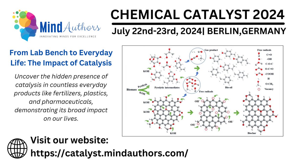 Seeking inspiration and collaboration in #catalysis &amp; #chemicalengineering? #ChemicalCatalyst2024 (July 22-23, Berlin) offers a unique platform to connect with leading minds, exchange ideas, and forge new partnerships. Register today: catalyst.mindauthors.com/registration/
#CatalysisConferences