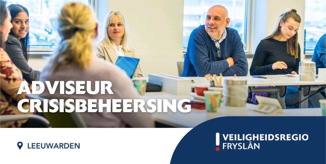 📣 𝑻𝒘𝒆𝒆 𝒄𝒐𝒍𝒍𝒆𝒈𝒂'𝒔 𝒈𝒆𝒛𝒐𝒄𝒉𝒕! Wie worden mijn nieuwe collega's? <a href="/VRFryslan/">Veiligheidsregio Fryslân</a> is op zoek naar een adviseur crisisbeheersing voor risico- en crisiscommunicatie, en een medewerker vakbekwaamheid voor crisiscommunicatie. Dikke aanrader! 😄

👉🏼 veiligheidsregiofryslan.nl/over-veilighei…