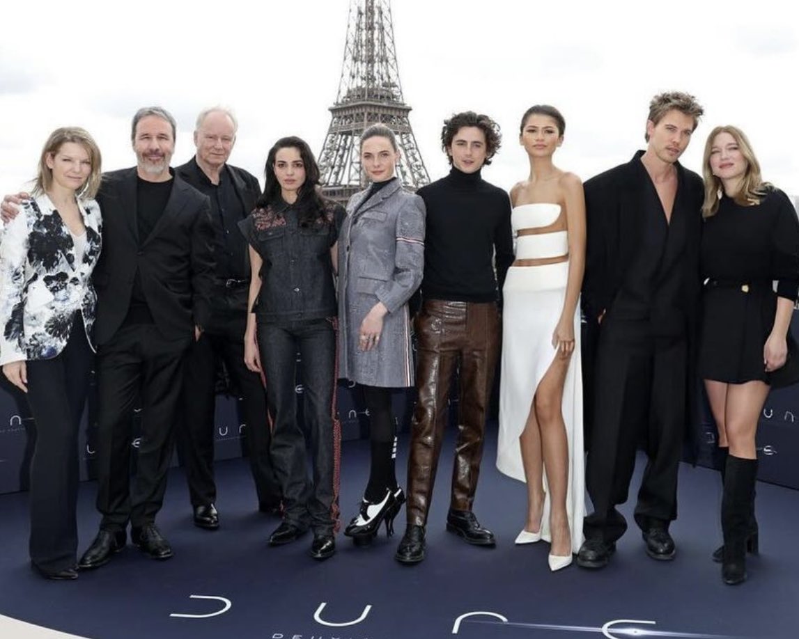 Dune Part Two Photocall Paris 🇳🇱 #AustinButler #TimothéeChalamet #Zendaya #RebeccaFeruson #LéaSeydoux #StellanSkarsgård