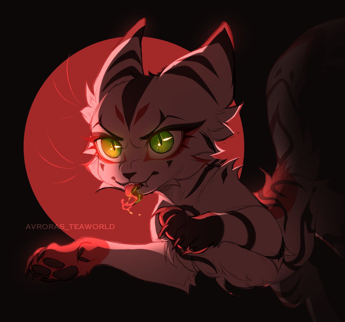 Another cat commission <a href="/AsteriaHors/">asteria🌠 working on sketches!!</a> 🩸

#art #digitalart #OC #Commission #ArtistOnTwitter