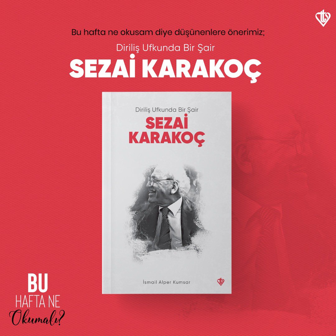 Karakoç’un hayat hikâyesini ve fikir dünyasını merak edenler için bu haftanın kitap tavsiyesi: Diriliş Ufkunda Bir Şair Sezai Karakoç

#diyanetvakfıyayınları  #tdvyayınları #tdvkitap #türkiyediyanetvakfı #tdv #tdvkitapkafe #sezaikarakoç #dirilişnesli