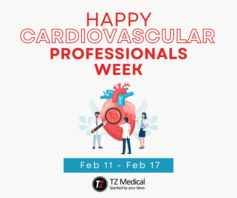 medical_tz's tweet photo. Happy Cardiovascular Professionals Week! TZ Medical is incredibly privileged to serve the best cardiologists, nurses, technicians & staff members across the country & around the world. We celebrate your unique talents, dedication & care. #CVPweek2024 #CVT #CVPWeek #CCI #RCIS https://t.co/NJD2Jp025K