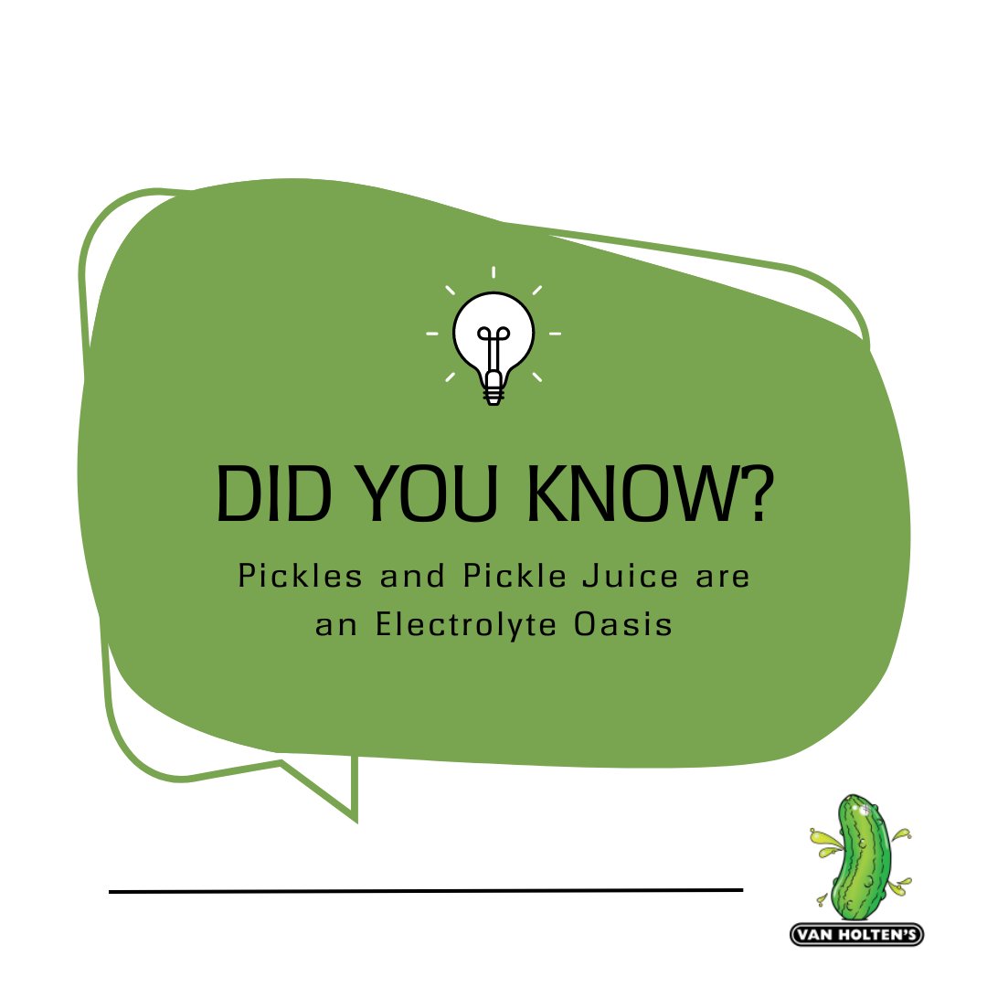 pickleInApouch's tweet photo. Pickle juice contains essential electrolytes like sodium, potassium, and magnesium. These are crucial for hydration and muscle function, making them a popular choice for anyone suffering from dehydration. π₯π
#VanHoltensPickles #PickleInAPouch #PickleIce #PicklebackMixer https://t.co/qsKDDxGQzq
