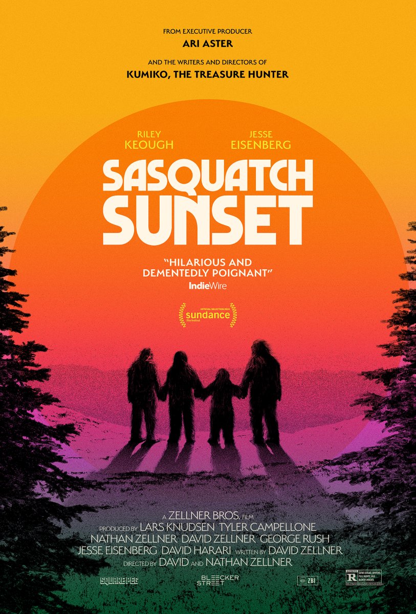 Something big is afoot. The trailer for the “hilarious and dementedly poignant” (<a href="/IndieWire/">IndieWire</a>) SASQUATCH SUNSET drops tomorrow! #SasquatchSunset